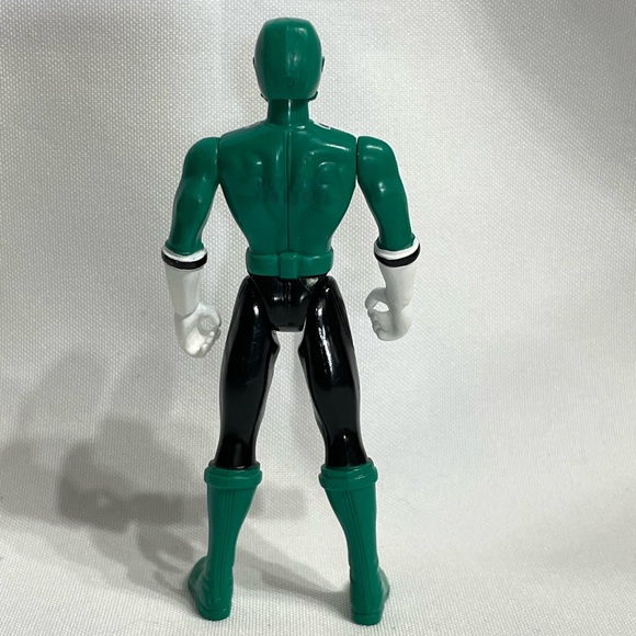 Bandai MMPR Power Rangers Samurai Green Ranger 4.25" Action Figure guc - Picture 4 of 5